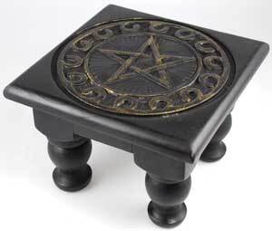6″x6″ Pentagram altar table