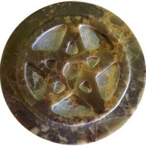 Soapstone Pentagram altar tile 3″