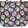 14″ x 16″ Day of the Dead jute tote bag
