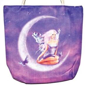 14″ x 16″ Fairy jute tote bag