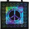 Peace Sign Tote Bag Peace Sign Tote Bag