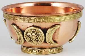 3″ Triple Moon Offering Bowl