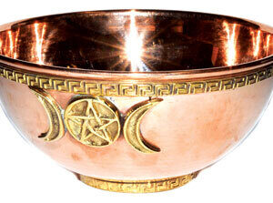 6″ Triple Moon offering bowl