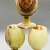 (set of 6) 4 3/4″ Onyx chalices (set of 6) 4 3/4″ Onyx chalices