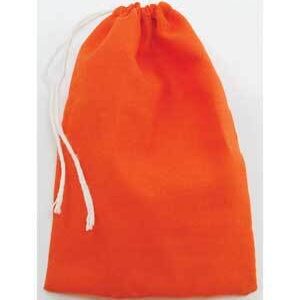 Orange Cotton Bag 3″ x 4″