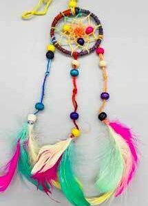 2″ Rainbow dreamcatcher