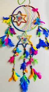 7″ Rainbow dreamcatcher