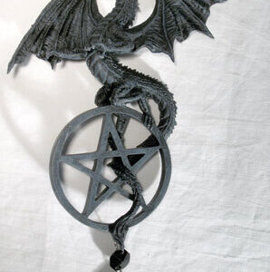 Dragon/Pentagram dream catcher