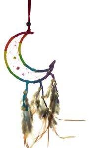 3″ Crescent Moon dream catcher