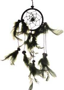 2 1/2″ Black dream catcher