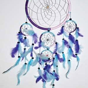 8 1/2″ 5 Rings multi  dream catcher