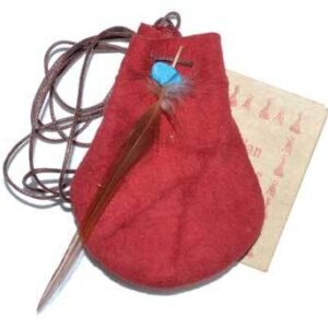 3″ Medicine Dream bag Red