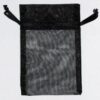 12 pk x 3″ Black organza pouch 12 pk x 3″ Black organza pouch