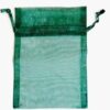 12 pk 2 3/4″ x 3″ Green organza pouch 12 pk 2 3/4″ x 3″ Green organza pouch