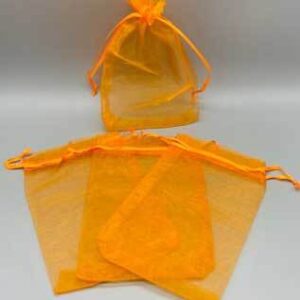 100 pack 4″ x 6″ Orange organza bag