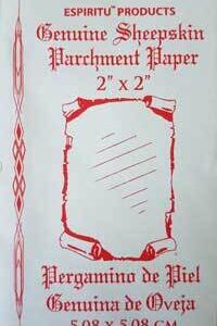 2″ x 2″ Sheep Skin parchment paper