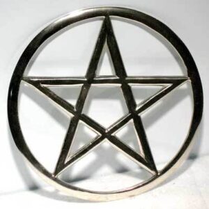 Cut-Out Pentagram altar tile 5 3/4″