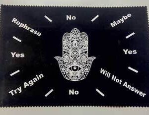 8″x12″ Hamsa pendulum mat