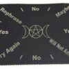 8″x12″ Triple Moon Pentagram pendulum mat (slight imperfection) 8″x12″ Triple Moon Pentagram pendulum mat (slight imperfection)