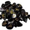 Black Tourmaline rune set Black Tourmaline rune set