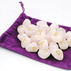 Rose Quartz Rune Set