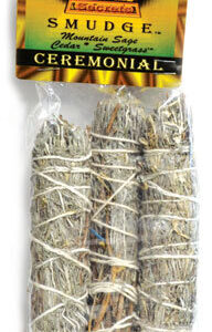 Ceremonial smudge stick 3-Pack 4″