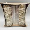 Cleansing Kit 4″ White Sage, Selenite Stick & Blue Sage Cleansing Kit 4″ White Sage, Selenite Stick & Blue Sage