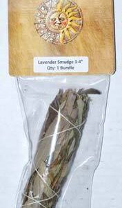 4″ Lavender smudge stick