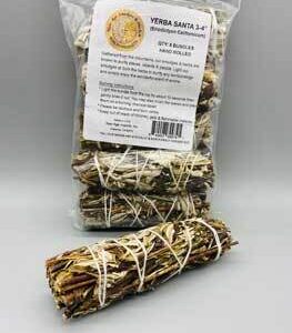 6 pk 4″ Yerba Santa Sage smudge stick