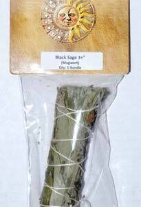 Black Sage smudge stick 4″