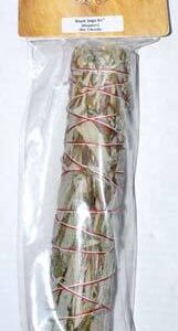 Black Sage smudge stick 8″