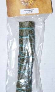 Cedar smudge stick 7″