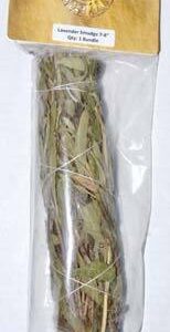 Lavender smudge stick 8″