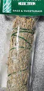 Sage & Sweetgrass smudge stick 7″