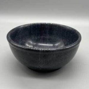 4″ Black Marble scrying bowl