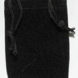 Black Velveteen Bag