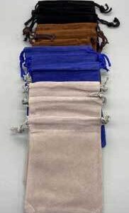 12 pk 2″ x 3″ Mixed velvet pouch