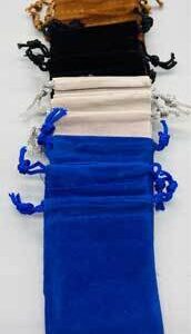 12 pk 3″ x 4″ Mixed velvet pouch