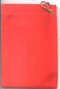 Red Velveteen Bag