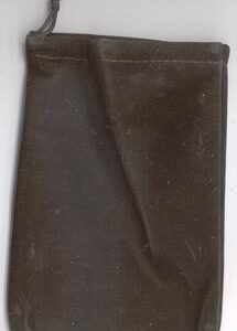 Black Velveteen Bag