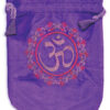 6″x 8″ Om Purple velveteen bag 6″x 8″ Om Purple velveteen bag