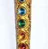 8 1/2″ Ball & Chakra Stones wand 8 1/2″ Ball & Chakra Stones wand