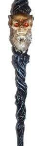 9″ Wizard Skull wand