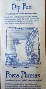 Dip Pen in envelope
