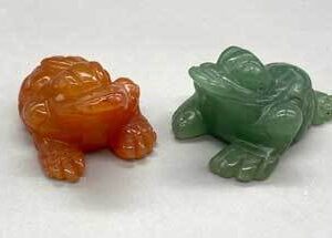 (set of 2) Prosperity Frog