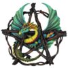 Forest Pentagram Dragon Wall Plaque 13″ Forest Pentagram Dragon Wall Plaque 13″