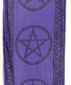 Three Pentagrams curtain pair 18″ x 72″