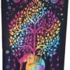 54″ x 86″ Elephant Tree tapestry (tie dye) 54″ x 86″ Elephant Tree tapestry (tie dye)