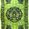 Green and Black Green Man Tapestry 72″ x 108″ Green and Black Green Man Tapestry 72″ x 108″