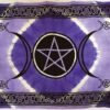 Purple Triple Moon Pentagram Tapestry 72″ x 108″ Purple Triple Moon Pentagram Tapestry 72″ x 108″